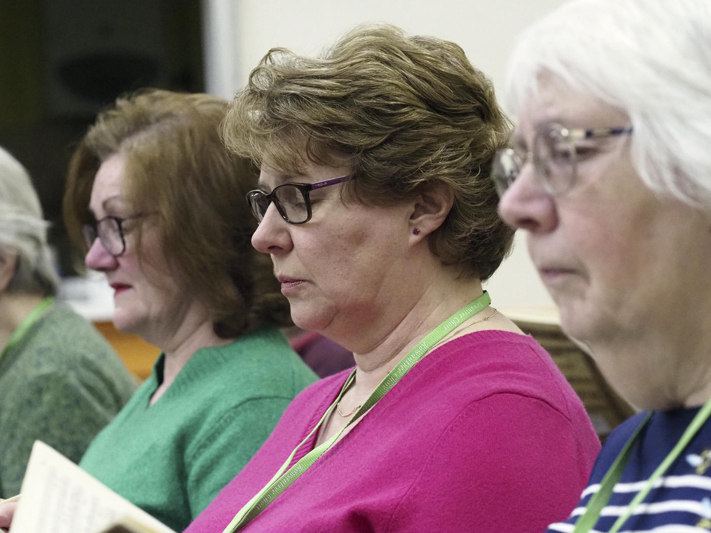 Altos rehearsal
